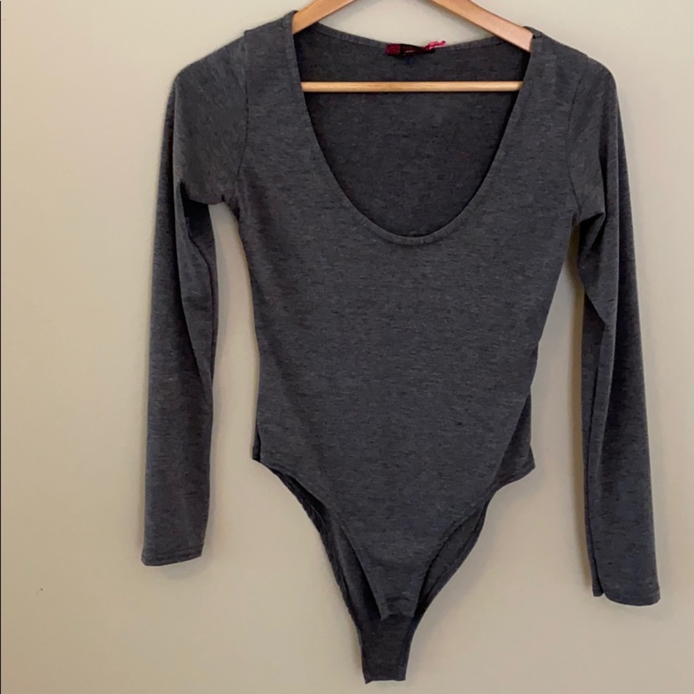 Grey bodysuit